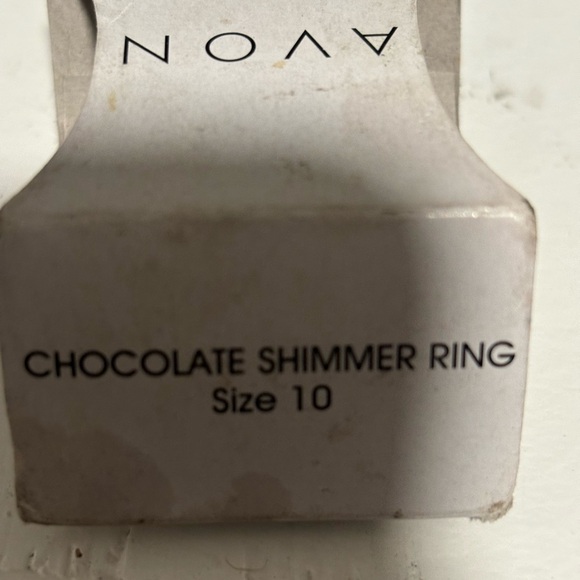 Avon chocolate shimmer ring sz 10 - Picture 5 of 7